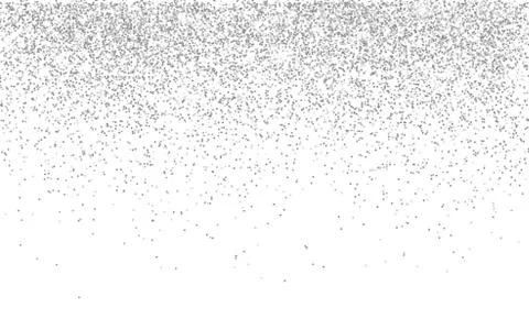 Silver glitter sparkle on a transparent background. Silver Vibrant background 스톡 일러스트
