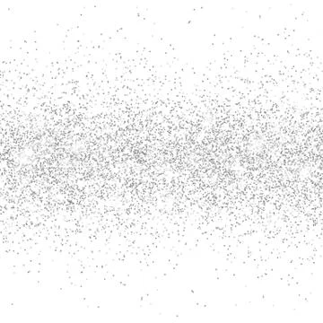 Silver glitter sparkle on a transparent background. Silver Vibrant background 스톡 일러스트