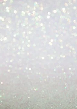 Silver glitter texture abstract background. Bokeh circles for Christmas Stock Photos
