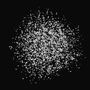 Silver Glitter texture for background. Can be used as snow texture Stock Illustration