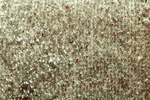 Silver glitter texture background with sparkling metallic particles for fes.. 库存照片