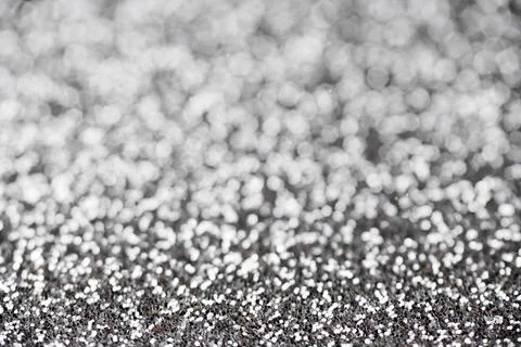 Silver glitter texture Stock Photos