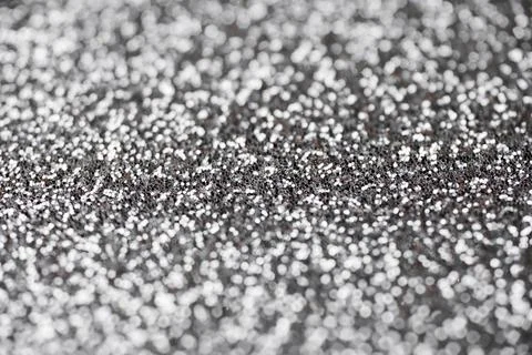 Silver glitter texture Stock Photos