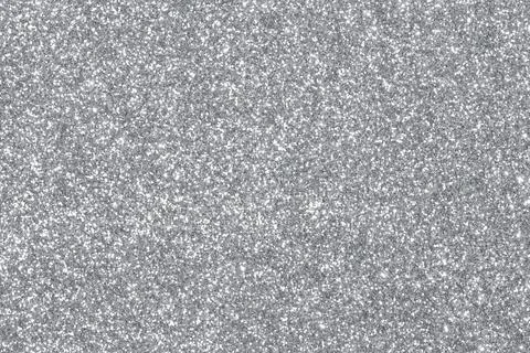 Silver glitter texture Stock Photos