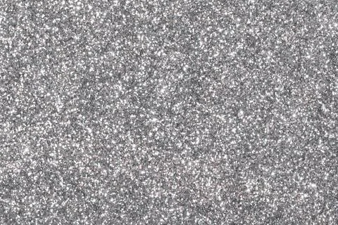 Silver glitter texture Stock Photos