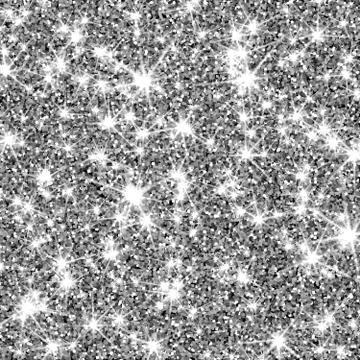Silver glitter vector texture. Silver sparcle background. Amber particles Stock Illustration