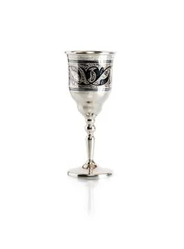 Silver goblet Stock Photos