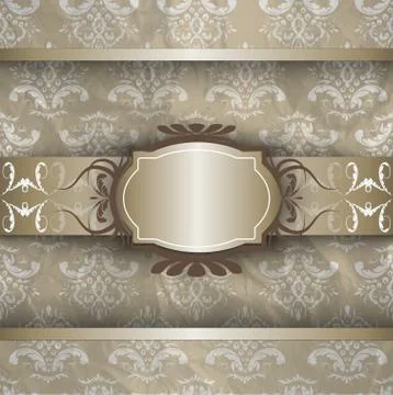 Silver gold pattern Stock Illustration