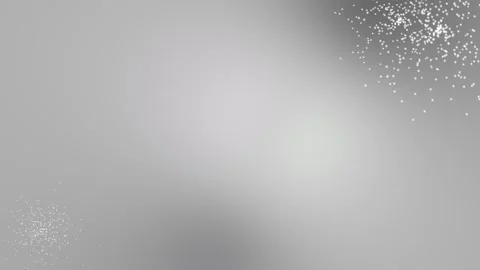 Silver gradient background with sparkling particles animation Stock Footage 303993083