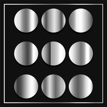 Silver Gradient Stock Illustration