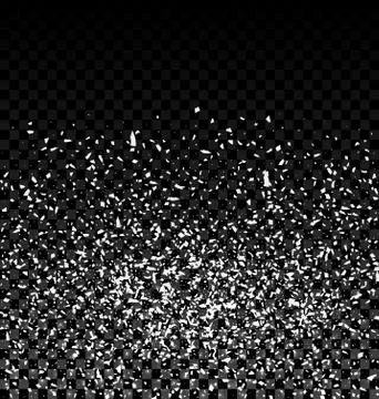 Silver grainy abstract texture on a dark checkered background Stock Illustration