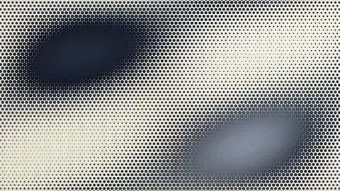 Silver &amp; Gray - Abstract Halftone Waves Loop 4K Stock Footage 348022127