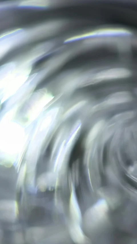 Silver gray abstract spiral background, soft swirling motion texture, modern vis Stock Footage 335221845