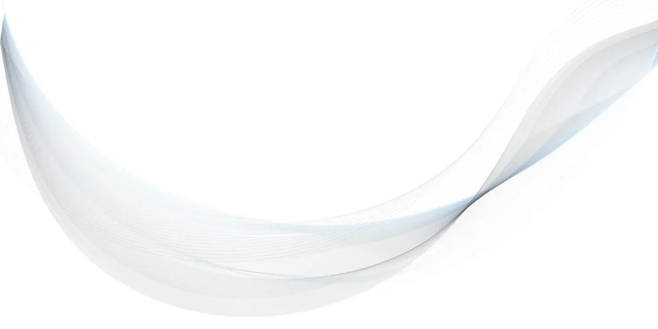 Silver Gray Abstract Wave Background Vector Stock Illustration