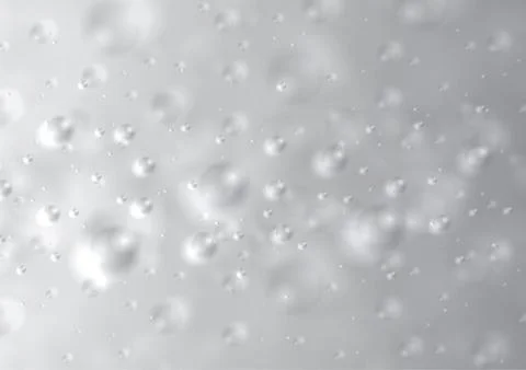 Silver grey bokeh lights particles background イラスト素材