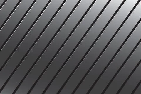 Silver Grooved Metal Stock Illustration