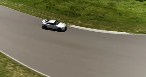 Silver GTR 4k Stock Footage 111342953