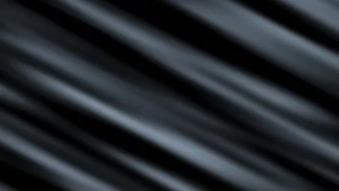 Silver Highlights Sweeping Across Dark Charcoal Silk in a Video Loop Stock Footage 344007865