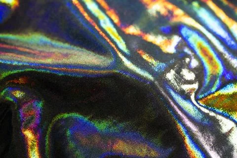 Silver hologram textile background Illustrazione stock