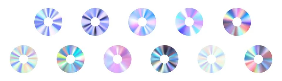 Silver holographic sticker with gradient effect, for label, badge, or sale .. Stock Illustration