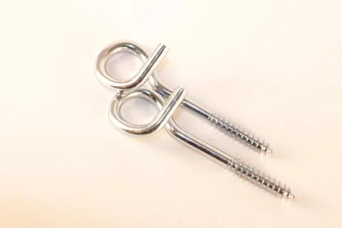 Silver hooks Stock Photos