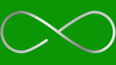 Silver infinity green Stock Footage 327852115
