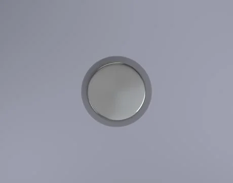 Silver jar product pack top view Stock-Illustration