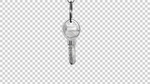 Silver key on transparent background	 Stock Photos