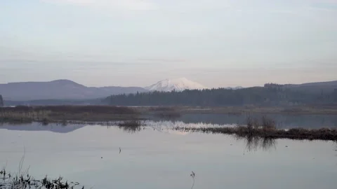 Silver Lake Washington - 4K Stock Footage 186369872