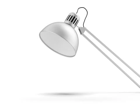 Silver lamp 库存插图