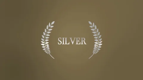 Silver Laurel Light Reveal Stock Footage 101979134