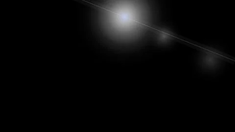 Silver lens flare overlay for camera effect. Video overlay Stock Footage 342623300