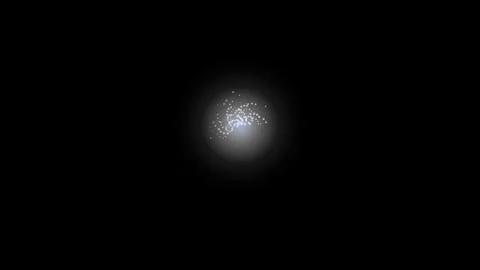 Silver light scatter overlay for particle burst. Video overlay Vídeos de archivo 342623137