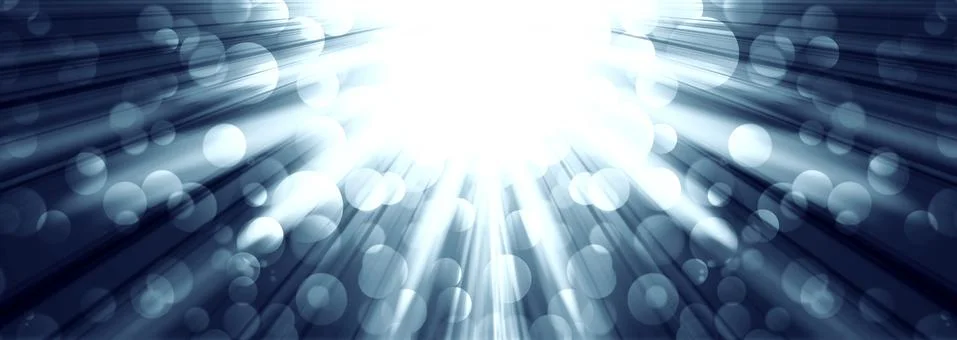 Silver light spotlights Stock Illustration