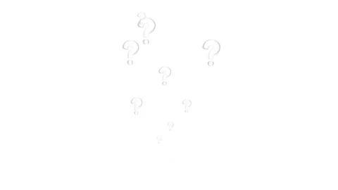 Silver line question mark fountain white Vídeo Stock 257399569