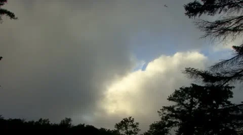 Silver lining Stock Footage 10167037