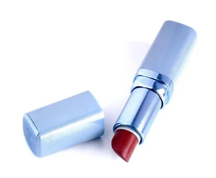 Silver lipstick Stock Photos