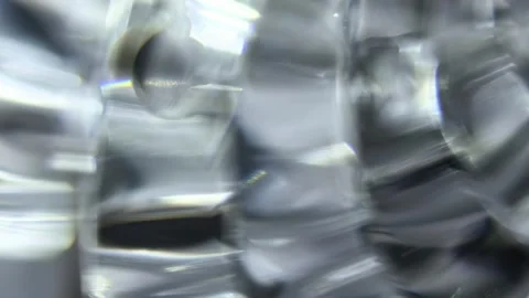 Silver liquid light motion background, abstract reflective texture, modern visua Stock Footage 335222088
