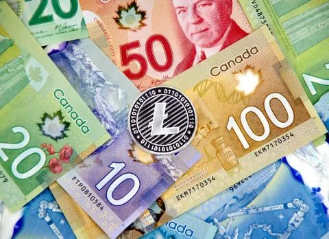 Silver Litecoin cryptocurrency Photos