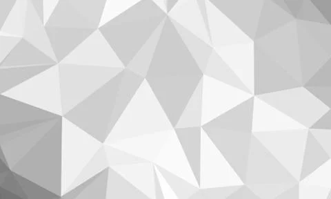 Silver Low Poly Background Stock Illustration