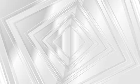 Silver luxury elegant abstract background with geometric lines rhombus shape and Stock Illustration
