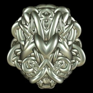 Silver mask Stock Illustration