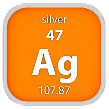 Silver material sign 写真素材