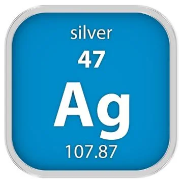 Silver material sign Фото