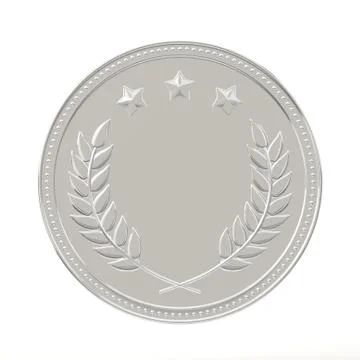Silver Medal Stock Illustration