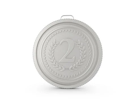 Silver medal Stock Illustration