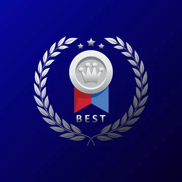 Silver medal vector illustration Stock Illustration
