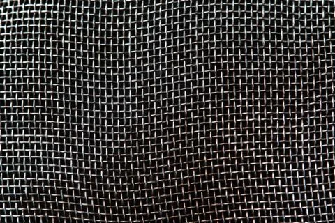 Silver mesh background Stock Photos
