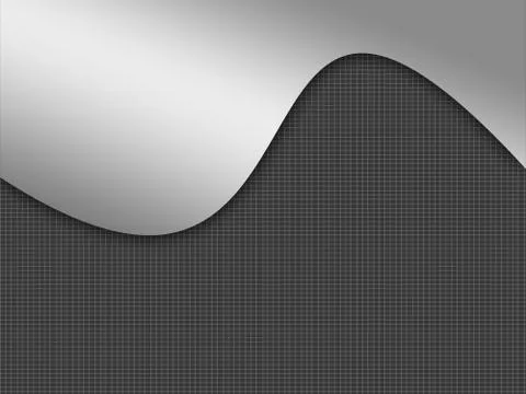 Silver Metal Background With Grid Stock-Illustration