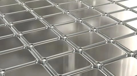 Silver metal cubes background Illustrazione stock